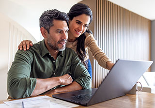 Financial page photo